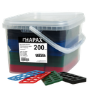 HAPAX ASSORTIMENT UITVULPLAATJES /200 ST REF:HAP054N00SET01M PGB