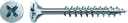 SPAX VERZONKEN MULTIKOP KRUIS Z2 DEELDRAAD WIROX 100ST REF:1081010500903 SPAX