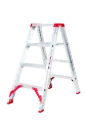 DUBBELE TRAPLADDER ECOPRO  DTE 2X4 TREDEN REF:DTE04 SOLIDE