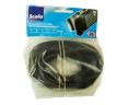 KRAAKPROFIEL VOOR ALU PROFIEL/PC 10MM VVP ZW 10MM REF:7102.6518 SCALA