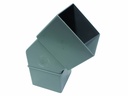 RWA BOCHT VIERKANT 100X100 45GR DONKERGRIJS 1510.22