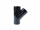 T-STUK 45GR DONKERGRIJS Ø80MM REF:MN1512.2804