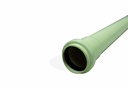 SANITAIR-BUIS IVOOR 2M Ø100MM WANDDIKTE 1.8MM REF: