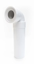 WC BOCHT LANG PVC ?100MM WIT REF:3104.4102
