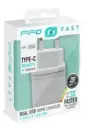 ULTRASNELLE DUBBELE THUISLADER TYPE‑C + USB (ZONDER KABEL) REF:094038 FIFO 