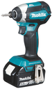 ACCU SLAGSCHROEVENDRAAIER 170NM LXT 18V + 2X BL1850 + 1X DC18RC + MAKPAC REF:DTD153RTJ MAKITA