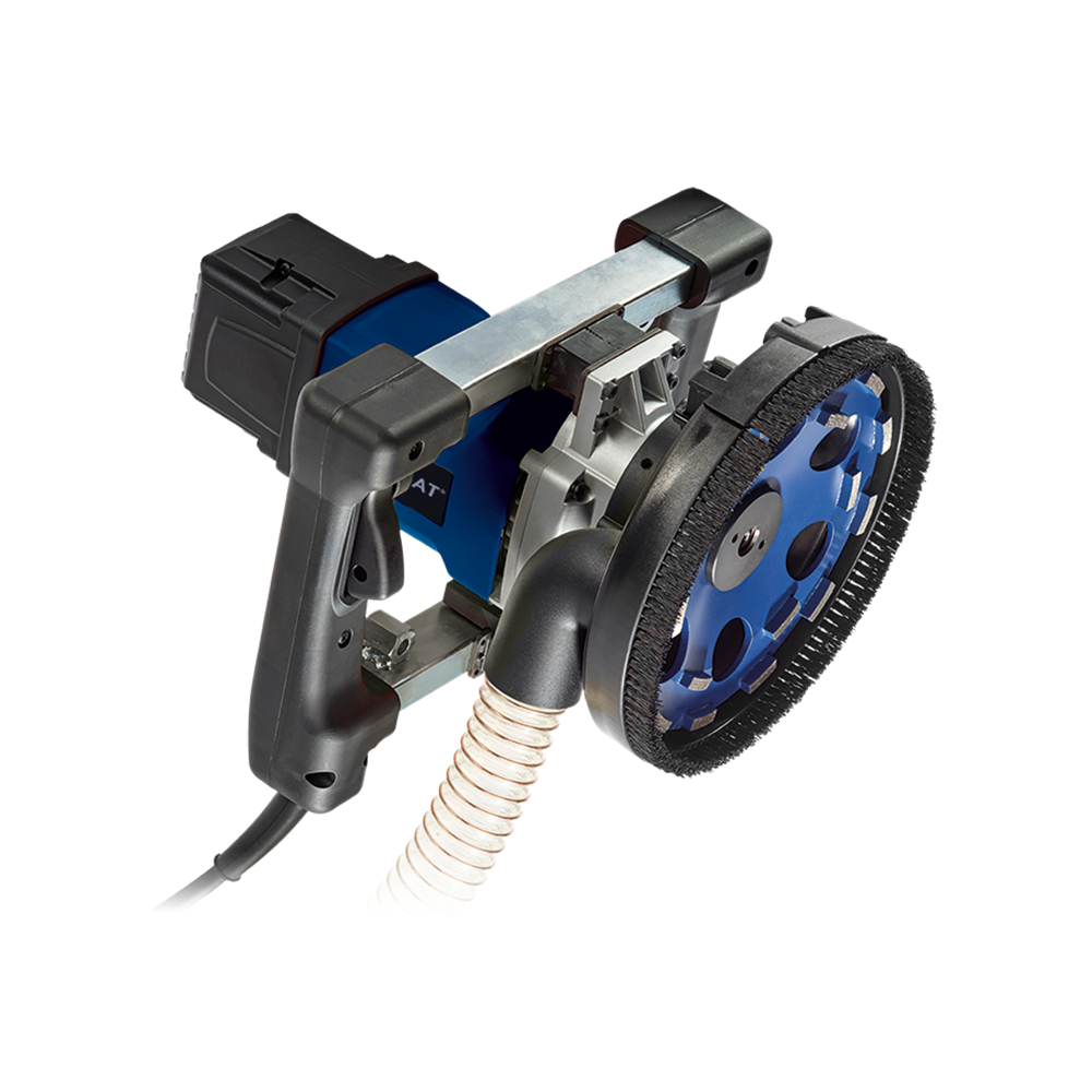 BETONSLIJPER TWOGRIP DUSTEC Ø180MM, INCL. SLIJPKOP CUDG REF:MZBS1805SET CARAT
