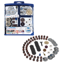 E725JA 70-DELIGE MULTIFUNCTIONELE ACC-SET REF:2 615 E72 5JA DREMEL