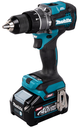 ACCU KLOPBOOR- SCHROEFMACHINE 13 MM XGT 40VMAX + 2X BL4040 + DC40RA + MAKPAC. REF:HP001GM201 MAKITA