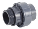 DRIEDELIGE KOPPELING M. DRAAD PVC LB DONKERGRIJS 63MM*2" REF:1R.BM3.63G.02 SCALA