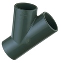 T-STUK 45° LIJMMOF PVC LB DONKERGRIJS 40MM REF:1R.TY1.400.02 SCALA