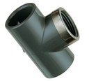 T-STUK 90° LIJMMOF & DRAAD VERST. PVC LB DONKERGRIJS 25MM*3/4" REF:1R.TM3.25C.02 SCALA