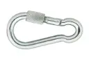 KARABIJNHAAK MET SCHROEF C-DIN 5299 / 140x12MM / VERZINKT REF:9.230245012