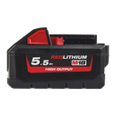 M18 HB5.5 M18™ HIGH OUTPUT™ 5.5 AH ACCU REF: 4932464712 MILWAUKEE