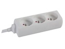 MEERVOUDIGE STOPCONTACT 3X +1.5M WIT(MN-163666) REF:393706 MEDELON
