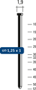 F18-25 MINIBRADS 7M (16) REF:FRF1825000 HEWITOOL