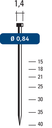 F21-25 MICROBRADS 14M (16) REF:FRF2125000 HEWITOOL